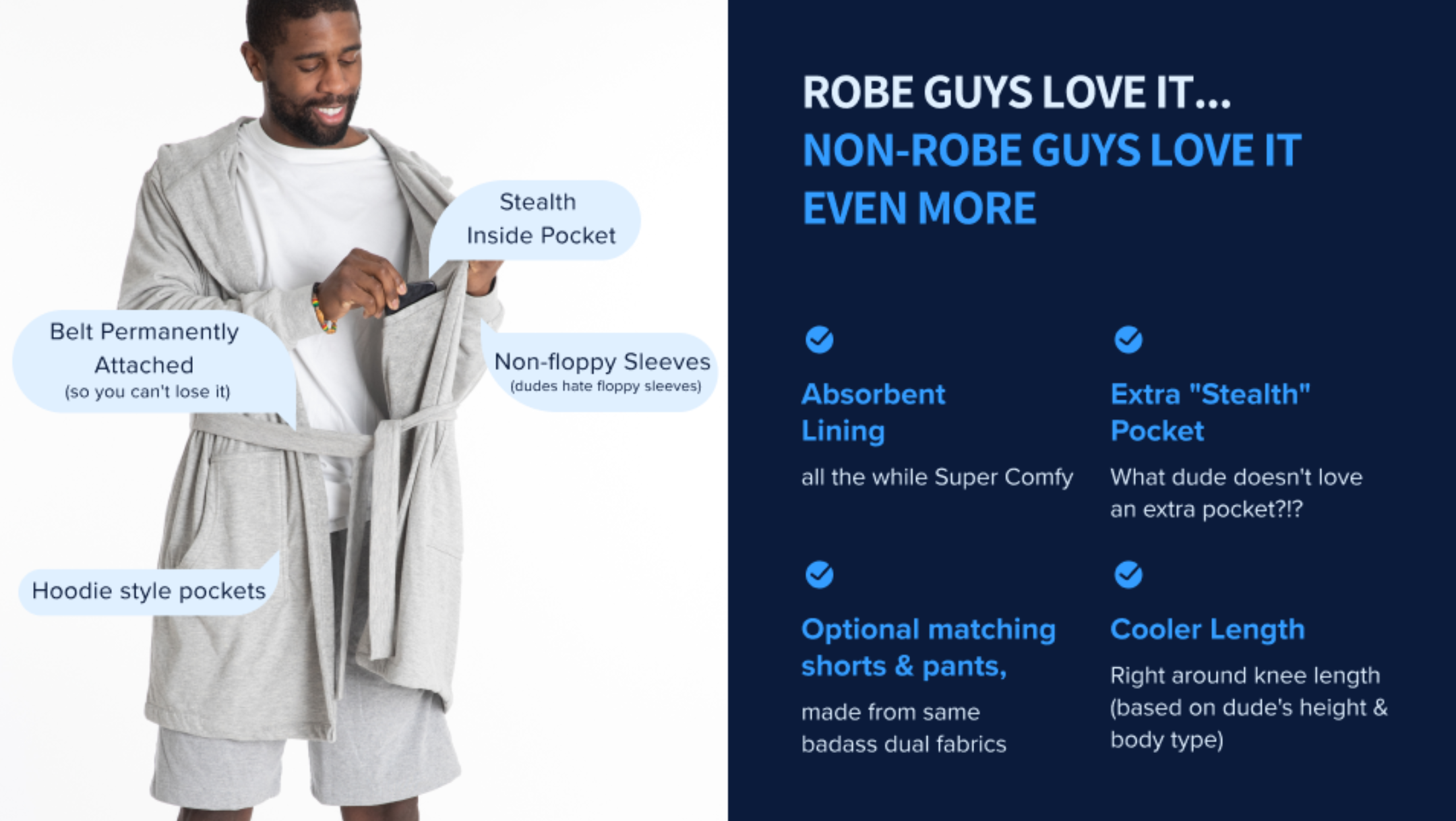 benefits of dude robe dupe